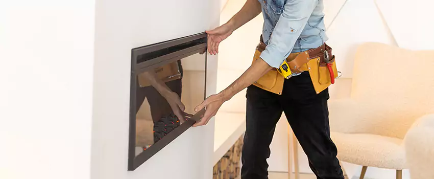 Metal Fireplace Installation in Hoffman Estates, Illinois