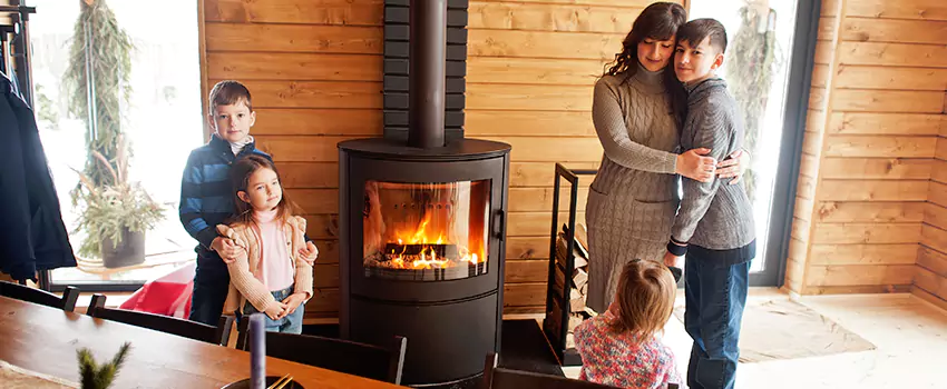 Morso Cast Iron Fireplace Insert Installation in Hoffman Estates, Illinois