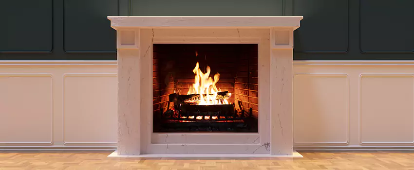 Open Flame Wood-Burning Fireplace Installation Services in Hoffman Estates, Illinois