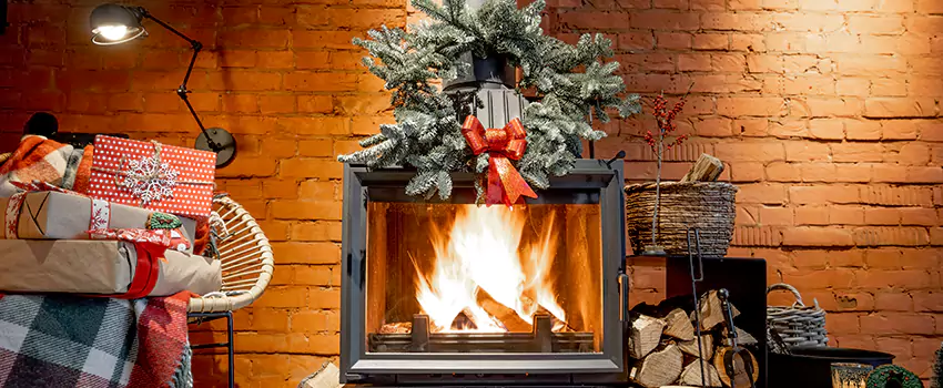 Travis Industries Linear Gas Fireplace Installation in Hoffman Estates, Illinois